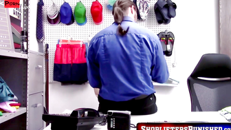 Teen Shoplifter Gets Spanked And Fucked Hard By Step-Dad In Rough POV Sex