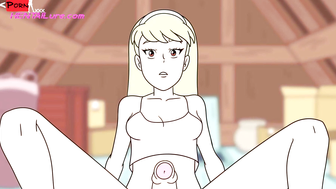 3D Anime - Sexual Healing with Old Man's Daughter in Virtual Reality