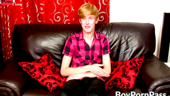 Twinks Big Dick Jerk Off Session - Hot Blonde Twunk Shows off His Huge Load