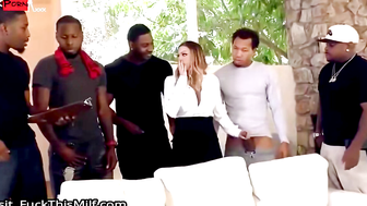 Brooklyn Chase's Interracial Orgy - PornPros