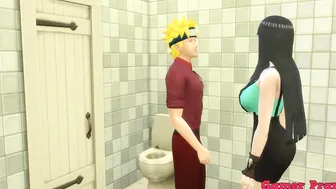 Sakura Porn Cap four Naruto stays locked into the restroom with hinata