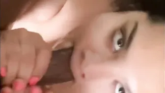 Dropping Penis down her Throat ** INSANE FACE FUCK**