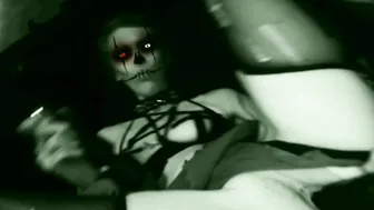 Human Voodoo Doll Creams an Orgasm