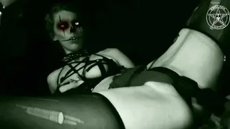 Human Voodoo Doll Creams an Orgasm