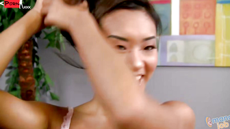 Manojob" - Sensual Handjob Experience with Sexy Asian Beauties like Aline LI & Kendra Lust
