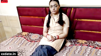 Village Boy's Secret Affair with Hot Teenager - FIRST TIME SEX VIDEO