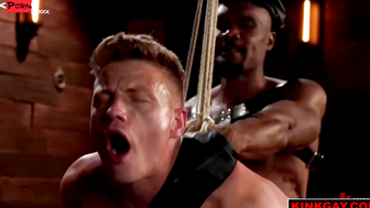 Boe Jackson's Big Dick Rides Submissive Logans Ass - Anal Domination