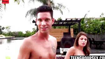 TeensGoWild! Orgasmic Foursome with Dillon & Chanell