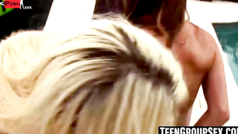 TeensGoWild! Orgasmic Foursome with Dillon & Chanell