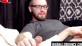 Buddy's Buddy #2 - Sagging Nuts Jerk-Off Session