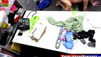 Blondes Get Punishment #2 (Chloe Rose) - Shoplifter Fingering & Spanking