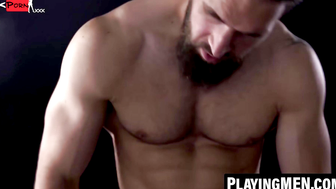 Muscle Stud Chucks Big Dick Stripping & Jack Off Compilation