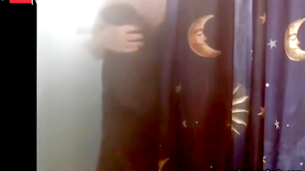 Step-Mother Peeks At Me While I Shower - POV Creampie
