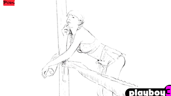 All Natural Blond Bombshell - Passionate Pose-Off Showcase