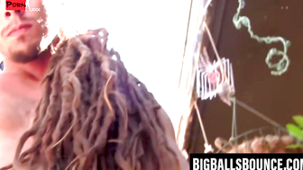 Dreadlock God's Thick Dick Outdoors - Sunlight Orgasm & Nut Play