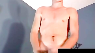 Huge Load Solo Male Masturbation Session - Big Dick Porn Star