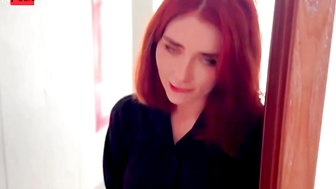 Redhead Vixen Gives Wild Blowjob And Rides Her Lover's Hard Dick In Hotel Bedroom
