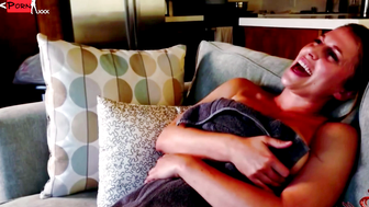 Step-Mom's Hot Handjob Session Ending In A Big Load