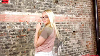 Allie Ray's Deepthroat Blowjob Masterclass in POV with Facial Finish