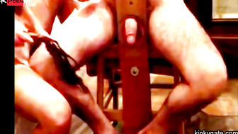 BDSM Dominatrix Flogged Submissive Guy's Bruising Body - MILF Domination