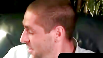 Hairy Hunks Jerk Off In Interview Room