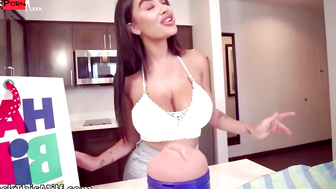 Victoria-June's BIG Surprise - Stepdaughter Facesitting & Riding Dildo