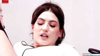 Job Interview - Sexy Boss Lady Hires Hot Candidate For Oral & Anal