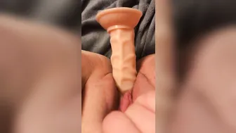 Stunning satisfaction because of big sex toy