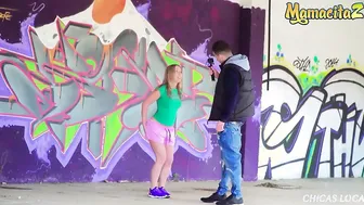 CHICAS LOCA Daniella Margot Takes A Huge Latino Penis Public