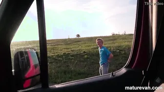 Van porn video – Bonding with a Older Bimbo