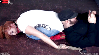 HardTied's Sexy Redhead Babe Gets Kinked Up In Bondage Adventure
