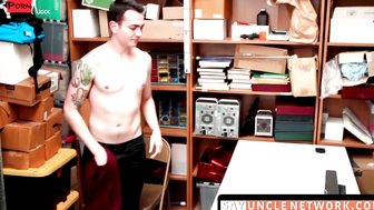 Buff Body Security Officer Fucks Suspect's Ass Deep And Raw
