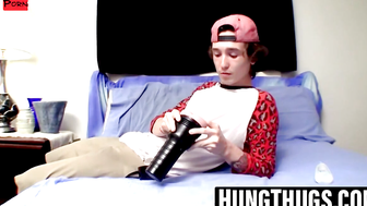 Sean Johnson's Fleshlight Thrust Adventure - Masturbation Fun with Hot Guy
