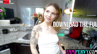 Tattooed Step-Daughter's Hot Seduction - Taboo Roleplay