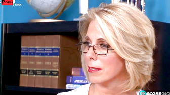 Ass Fucking Teacher - Student Pounded Hard By His Hot Blonde Boss