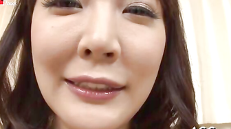 Japanese babe Hina Kumone enjoys sensual fingers deep in pussy