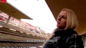Amateur Paid Cash For Flash And Fuck - Hot Blonde Babe Fucked Hard In POV