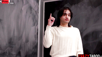 Petite Blondie Haley Squires Gets Ganged Up In Classroom Orgy