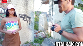 Outdoor Sex Adventure - Public Porn Shoot with Hot Blonde Bombshell