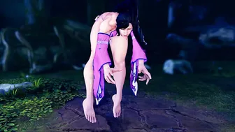 sfv ryona - Chun-Li oily + jiggle pt2 (JP voice