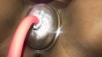 Lochnessmama Vagina Pump used on Submissive Play Hoe