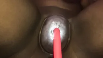 Lochnessmama Vagina Pump used on Submissive Play Hoe