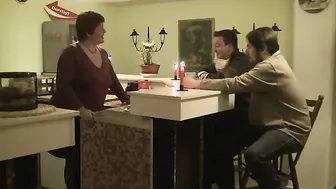 Annadevot - .. Anna serves two young guys inside the