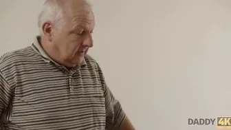 DADDY4K. Comely nymph relishes taboo sex with boyfriends mature