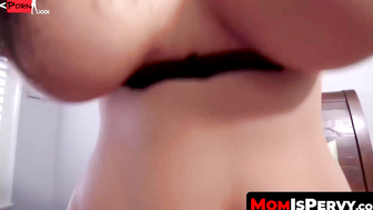 Stepsister's Hot MILF Step-Mother Rides Her Brother In Reverse Cowgirl