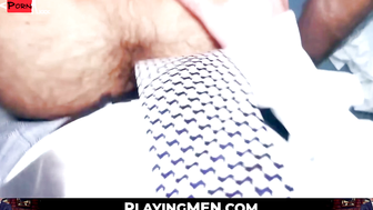 Mechanics Ravage My Hole! Anal Sex with Payback at Playingmen.com