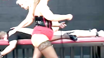 Teens Get Spanking Lesson From Dominatrix In BDSM Roleplay