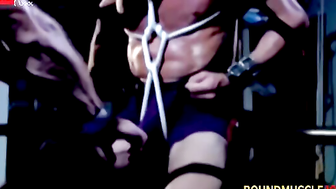 Dominant Muscle Jock Fucks Submissive Stud In Bondage Playground