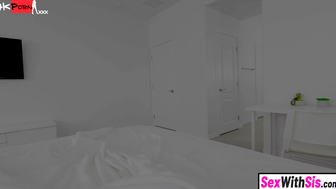 Petite Teen's Stepsister Gives Brother-In-Law A Surprising Blowjob Lesson