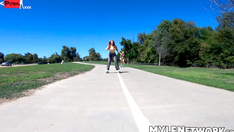 Redheaded Milf Uses Strapon On Blond Cutie For Lesbian Fun
